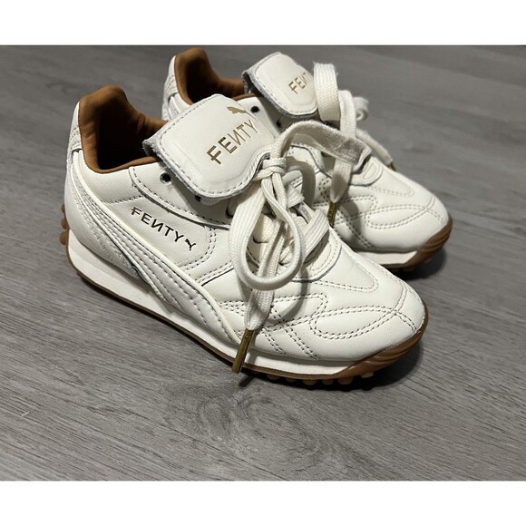 FENTY x PUMA Avanti VL (Kids Size 11C) Warm White Ivory Designer Sneaker Shoes - Picture 1 of 14